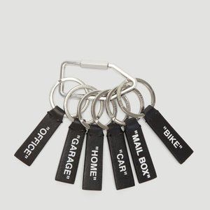 Off White Key Ring